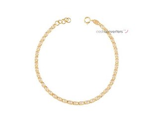 pulsera oro 18k con piedra con circonita