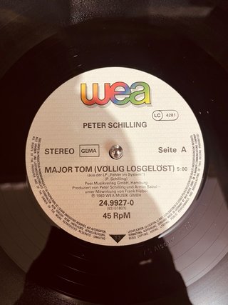 Peter Schilling - Major Tom Maxi Single