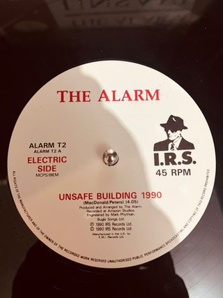 The Alarm - Unsafe Building - Maxi Single