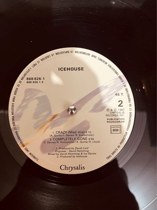 Icehouse - Crazy Maxi 45 Vinilo