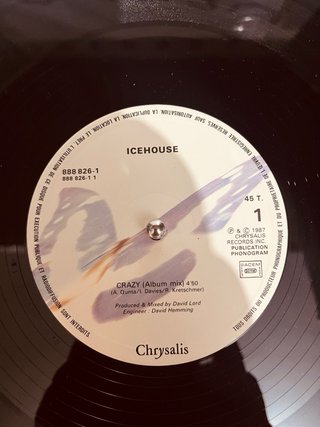 Icehouse - Crazy Maxi 45 Vinilo