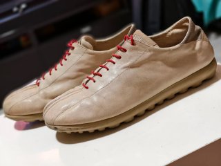 Zapatos Camper Piel Beige