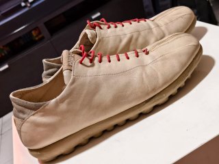 Zapatos Camper Piel Beige