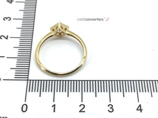 sortija oro 18k con piedra con diamante de laboratorio