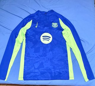 Sudadera Entrenamiento FC Barcelona Nike Azul/Verd