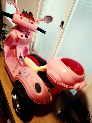 Moto Eléctrica Infantil Rosa