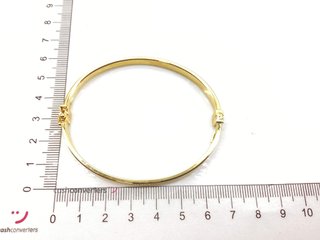 brazalete oro 18k