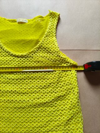 Top encaje amarillo F&F Talla M