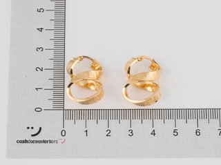 argollas oro 18k