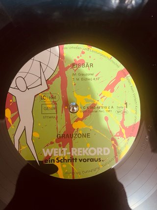 Grauzone - Eisbär 12 Maxi Single 1981