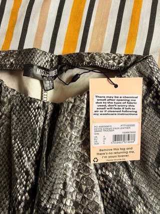 Pantalón Missguided Estampado Serpiente
