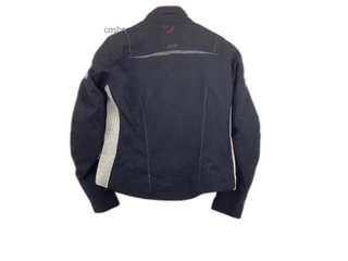 chaqueta motorista ixs blanco-negro