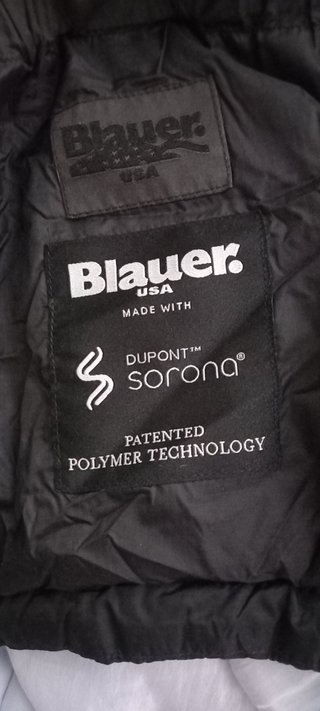 Piumino Blauer Uomo XXL DuPont Sorona Nero