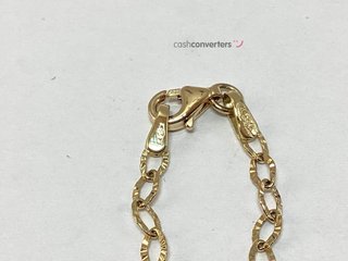 cadena oro 18k 25cm