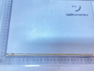 cadena oro 18k 25cm