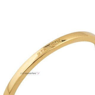 anillo oro 18k con piedra con circonita