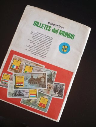 Colección Billetes del Mundo Álbum Cromos