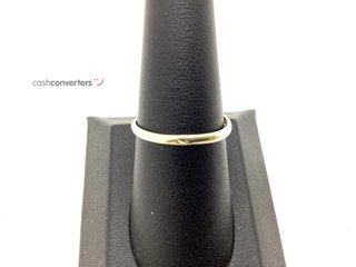 anillo oro 18k con piedra con circonita t. 18 (18,47 mm)