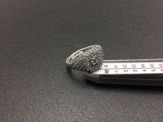 anillo plata 925mm con piedra con circonita