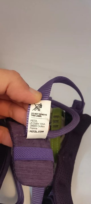 Arnés de escalada Petzl junior