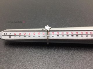 sortija plata 925mm con piedra con circonita
