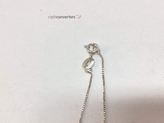 cadena plata 925mm con piedra con circonita 19cm