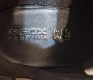 Zapatillas Geox Piel Mujer Beige y Dorado