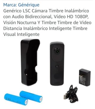 Timbre Video Portero LSC WiFi HD 1080p