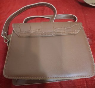 Bolso piel pequeño marrón