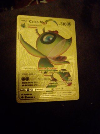 Carta Pokémon Vaporeon VMAX Dorada