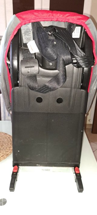 Seggiolino Auto Isofix 0-18 mesi Rosso/Grigio