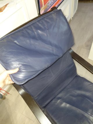Sillón de piel Ikea Poäng