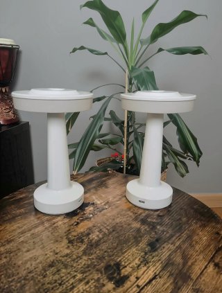 Lámparas de mesa blancas (2 unidades)
