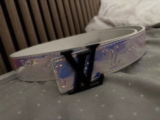 Cinturón Louis Vuitton Multicolor Blanco