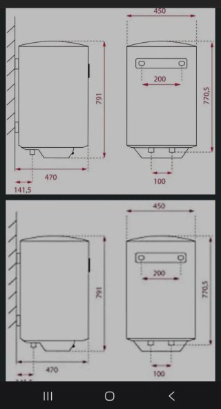 Termo Eléctrico Vertical TEKA 80L