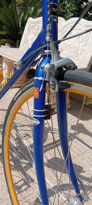 Bicicleta Carretera Clásica Vicini Azul