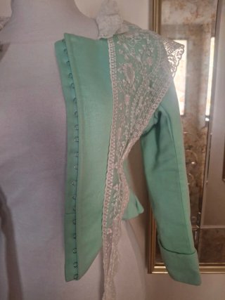Traje de Fallera niña verde aguamarina.Edad 10/13