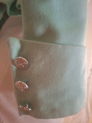 Traje de Fallera niña verde aguamarina.Edad 10/13