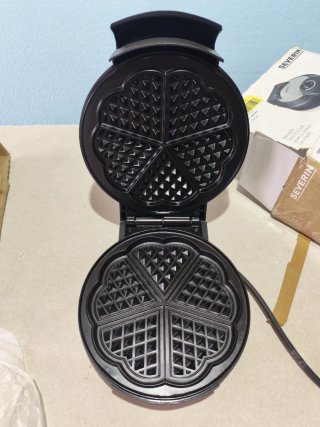 Severin Piastra per Waffle a Forma di Cuore
