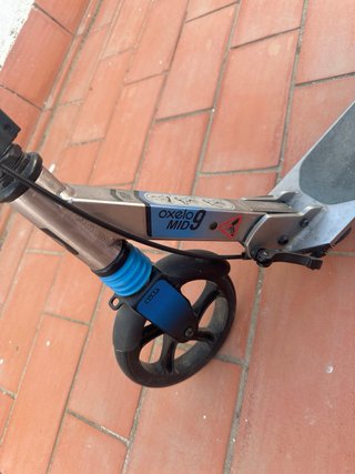 Patinete plegable con freno