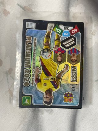 Carta Leo Messi Platinum 2020 Edición Limitada