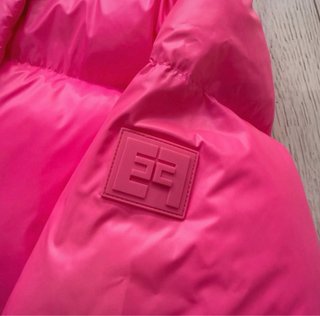Piumino Elisabetta Franchi donna rosa