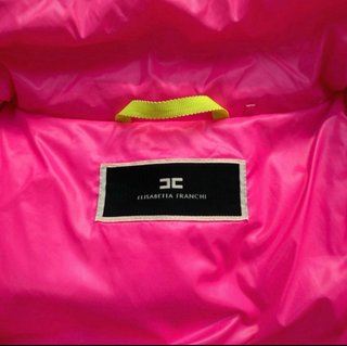 Piumino Elisabetta Franchi donna rosa