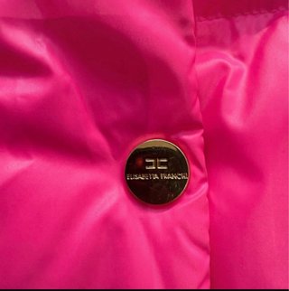 Piumino Elisabetta Franchi donna rosa