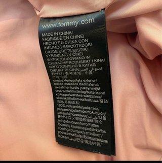 Piumino donna Tommy Hilfiger rosa