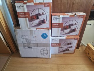 Lote 4 Estanterías de Pared Industriales (Nuevas)