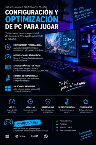 PC Gaming Configuración y Optimización