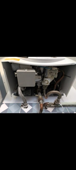 Termo de gas butano Junkers blanco