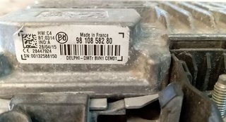 9810858280 centralita citroen c-elysee 240462