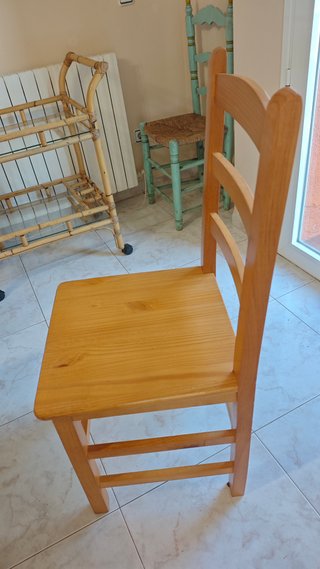Mesa Comedor Grande Madera 250x90 y 8 Sillas